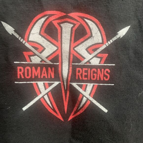 WWE Roman Reigns From Ashes To Empire Wrestling T-Shirt Youth Size Large Black - Picture 5 of 6